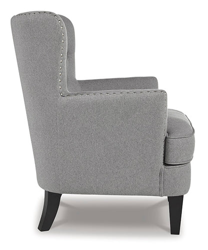 Romansque Light Gray Accent Chair