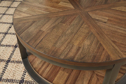 Roybeck Light Brown Coffee and End Tables