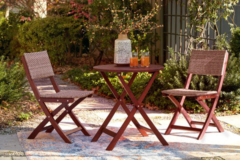 Safari Peak Brown Outdoor Table and Chairs