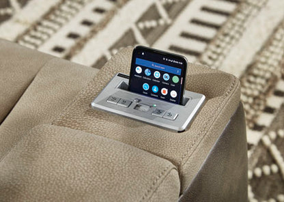 Next-Gen DuraPella Sand Power Reclining Sofa & Loveseat