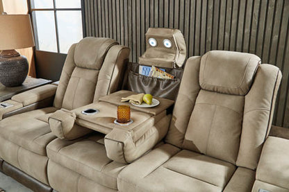Next-Gen DuraPella Sand Power Reclining Sofa & Loveseat