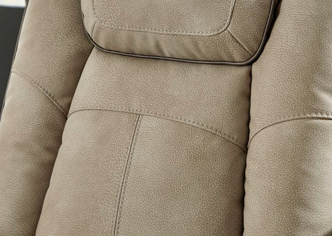 Next-Gen DuraPella Sand Power Reclining Loveseat with Console