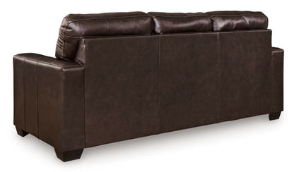 Santorine Dark Brown Leather Sofa
