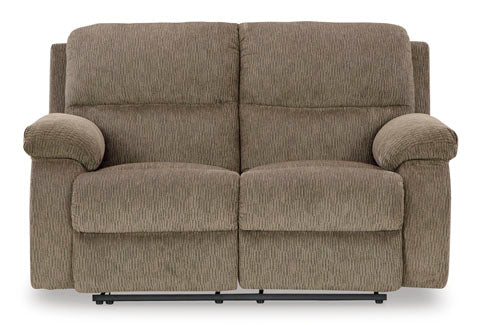 Scranto Oak Reclining Loveseat