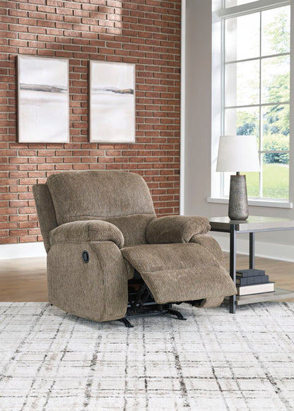Scranto Oak Rocker Recliner