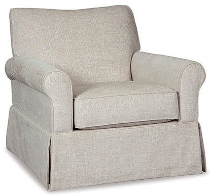 Searcy Quartz Swivel Glider Accent Chair