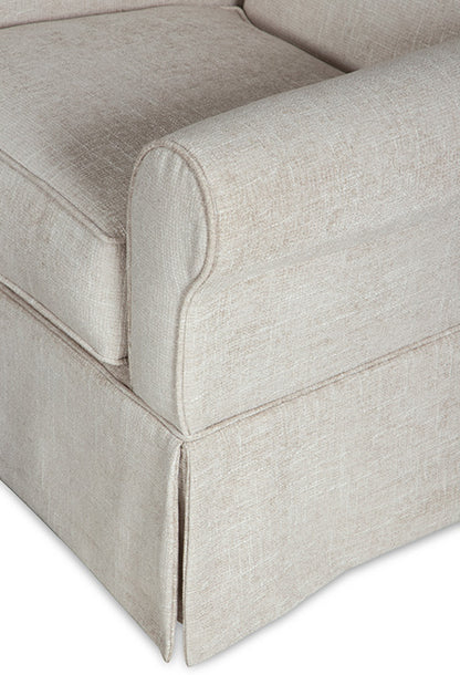Searcy Quartz Swivel Glider Accent Chair