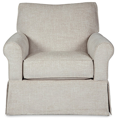 Searcy Quartz Swivel Glider Accent Chair
