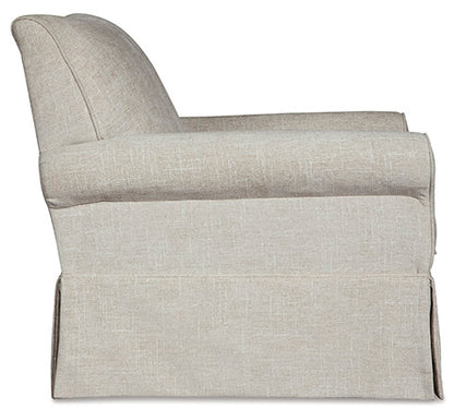 Searcy Quartz Swivel Glider Accent Chair