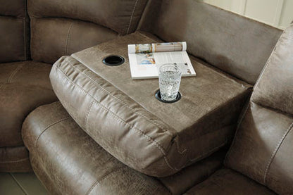 Segburg Driftwood 4-Piece Power Reclining Sectional