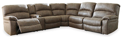 Segburg Driftwood 4-Piece Power Reclining Sectional