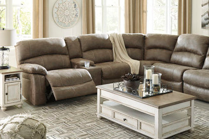 Segburg Driftwood 4-Piece Power Reclining Sectional