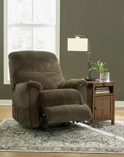 Shadowboxer Chocolate Power Lift Recliner