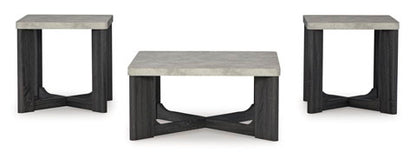 Sharstorm Two Tone Gray Coffee and End Tables