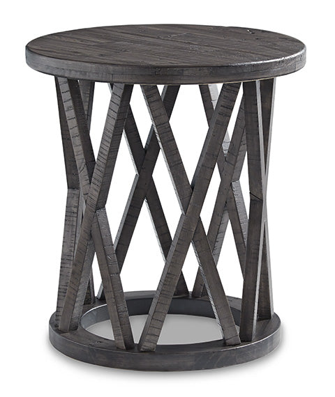 Sharzane Grayish Brown End Table