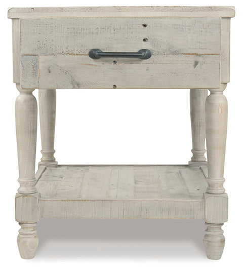 Shawnalore Whitewashed End Table