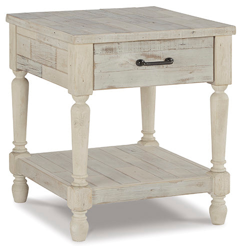 Shawnalore Whitewashed End Table