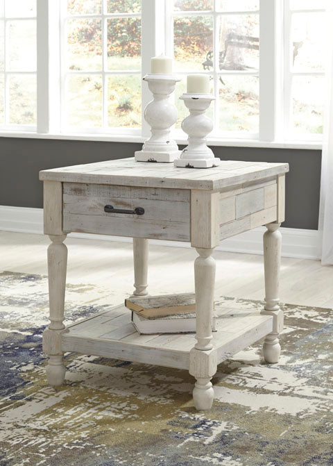 Shawnalore Whitewashed End Table