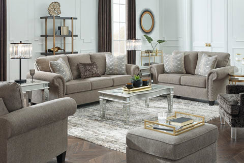 Shewsbury Pewter Sofa and Loveseat Set