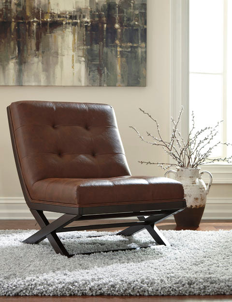 Sidewinder Brown Accent Chair