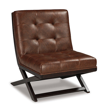 Sidewinder Brown Accent Chair