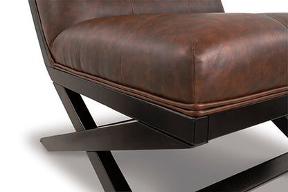 Sidewinder Brown Accent Chair
