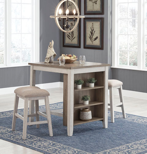 Skempton Counter Height Dining Table and Bar Stools