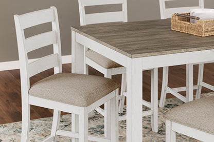 Skempton Two-Tone Dining Table, 2 Chairs and Bench Set