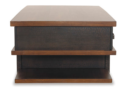 Stanah Two-Tone Coffee Table with Lift Top