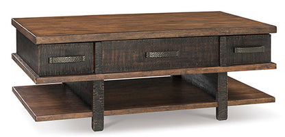 Stanah Two-Tone Coffee Table with Lift Top