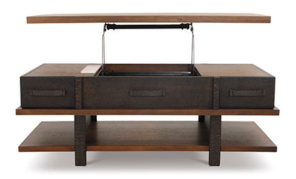 Stanah Two-Tone Coffee Table with Lift Top