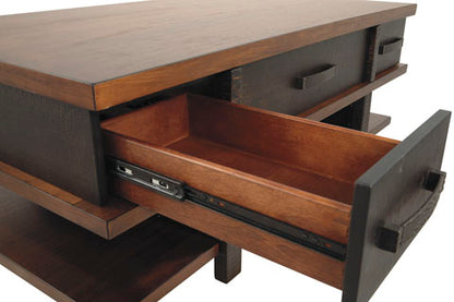 Stanah Two-Tone Coffee Table with Lift Top