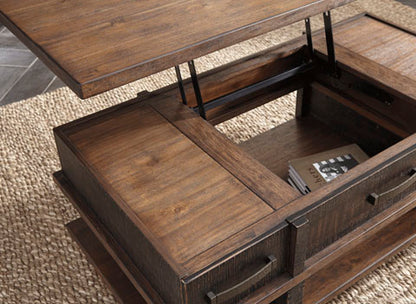 Stanah Two-Tone Coffee Table with Lift Top