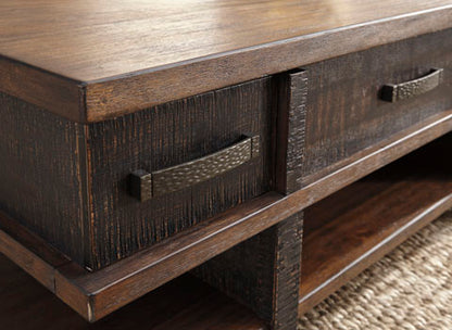 Stanah Two-Tone Coffee Table with Lift Top