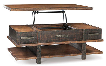 Stanah Two-Tone Coffee Table with Lift Top