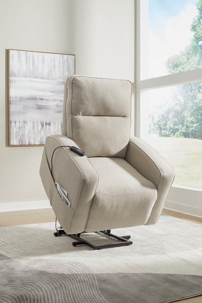 Starganza Smoke Nuvella Power Lift Recliner