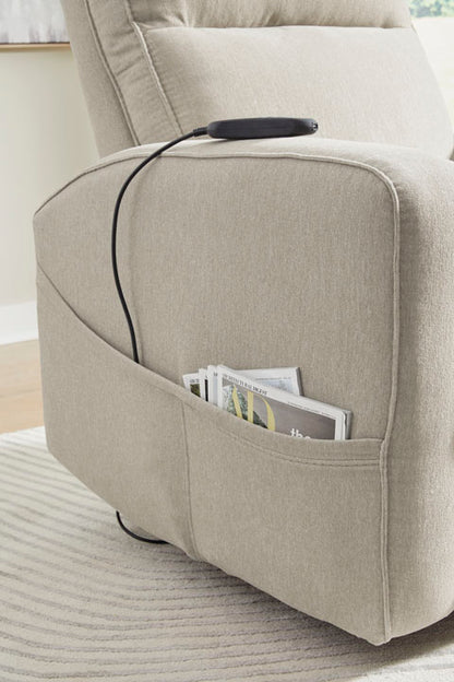Starganza Smoke Nuvella Power Lift Recliner