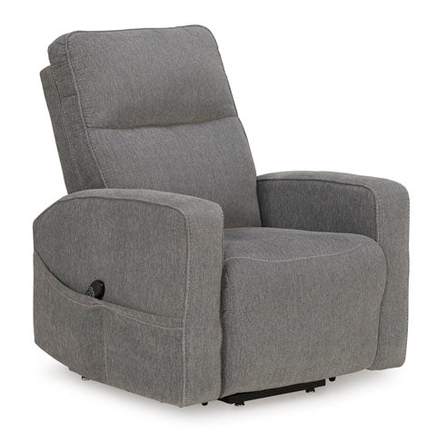 Starganza Gray Nuvella Power Lift Recliner