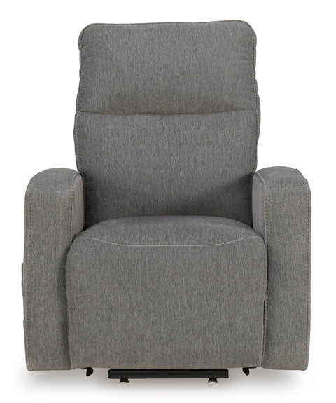 Starganza Gray Nuvella Power Lift Recliner