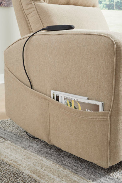 Starganza Taupe Nuvella Power Lift Recliner