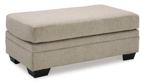 Stonemeade Taupe Ottoman