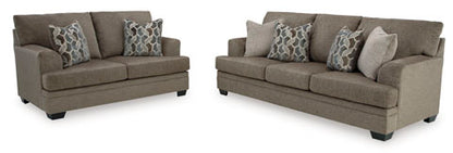 Stonemeade Nutmeg Sofa and Loveseat Set