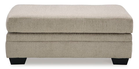 Stonemeade Taupe Ottoman