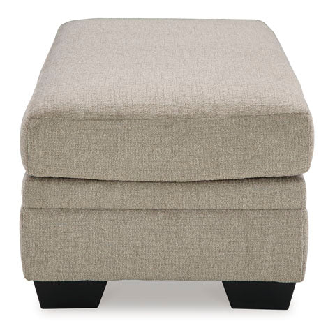 Stonemeade Taupe Ottoman