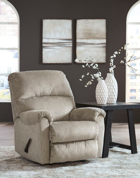 Stonemeade Taupe Rocker Recliner