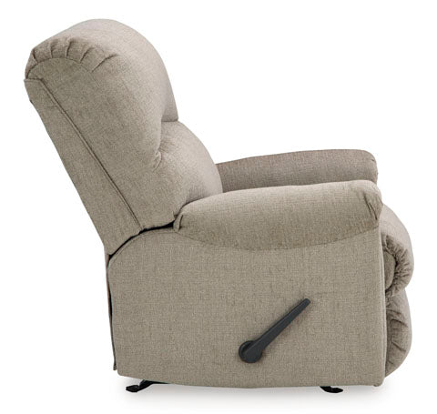 Stonemeade Taupe Rocker Recliner