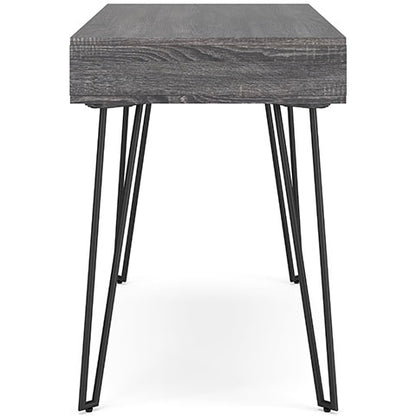 Strumford Charcoal Home Office Desk