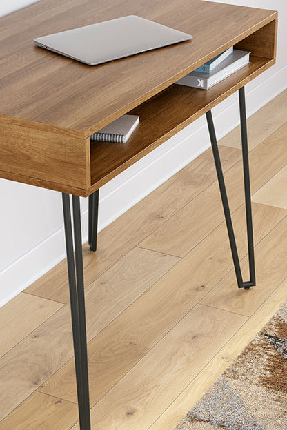 Strumford Brown Small Home Office Desk