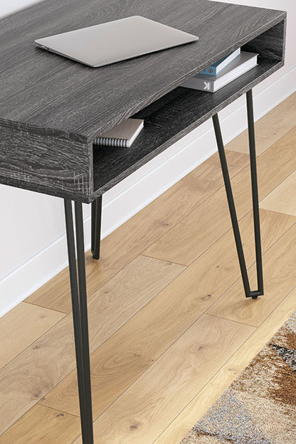 Strumford Charcoal Small Home Office Desk
