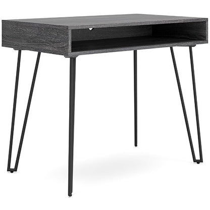 Strumford Charcoal Small Home Office Desk